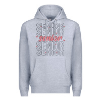 Heather Grey senior Premium Hoodie - MaliasSmallBusiness