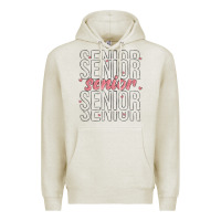 Oatmeal Heather senior Premium Hoodie - MaliasSmallBusiness