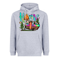 Heather Grey home camp Heavyweight Hoodie - JahusDesignShop