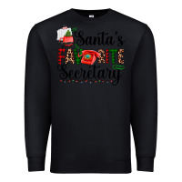 Black santa's favorite secretary Premium Sweatshirt - AdoDesignShop