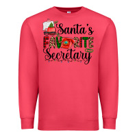 Cardinal santa's favorite secretary Premium Sweatshirt - AdoDesignShop