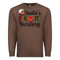 Chestnut santa's favorite secretary Premium Sweatshirt - AdoDesignShop