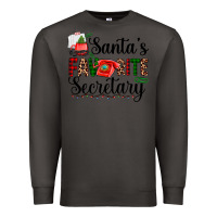 Smoke santa's favorite secretary Premium Sweatshirt - AdoDesignShop