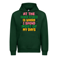 Forest Green at the dance studio is where i spend  most of my d Urban Hoodie - MaliasSmallBusiness