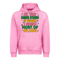Fuchsia Pink at the dance studio is where i spend  most of my d Urban Hoodie - MaliasSmallBusiness