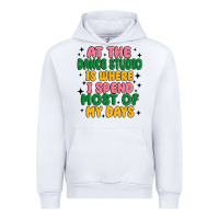 White at the dance studio is where i spend  most of my d Urban Hoodie - MaliasSmallBusiness