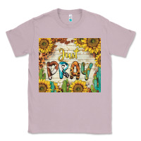 Lilac just pray Classic Tee - BarkalooDesign
