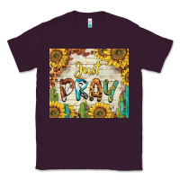 Plum just pray Classic Tee - BarkalooDesign