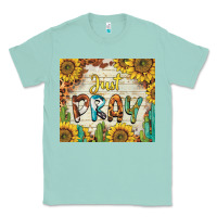 Seafoam just pray Classic Tee - BarkalooDesign