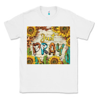 White just pray Classic Tee - BarkalooDesign