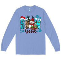 Colony Blue up to snow good Long Sleeve Tee - Zillion Design Studio