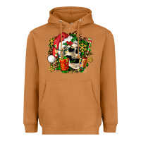 Meerkat christmas skull and gift Heavyweight Hoodie - AdoDesignShop