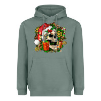 Sage christmas skull and gift Heavyweight Hoodie - AdoDesignShop