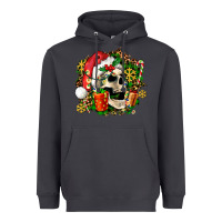 Smoke christmas skull and gift Heavyweight Hoodie - AdoDesignShop