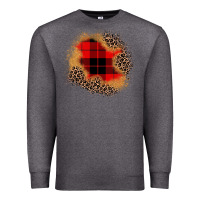 Charcoal Heather christmas patch Premium Sweatshirt - JahusDesignShop