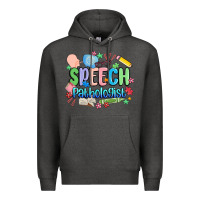 Charcoal Heather speech pathologist Premium Hoodie - MaliasSmallBusiness