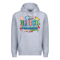 Heather Grey speech pathologist Premium Hoodie - MaliasSmallBusiness