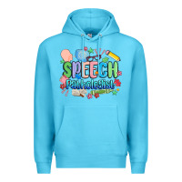 Ocean Blue speech pathologist Premium Hoodie - MaliasSmallBusiness