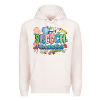 Pale Pink speech pathologist Premium Hoodie - MaliasSmallBusiness