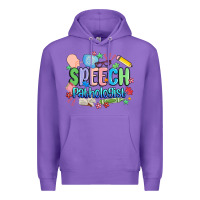 Purple speech pathologist Premium Hoodie - MaliasSmallBusiness