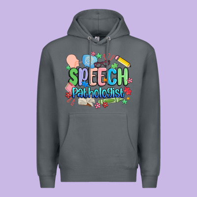 Speech Pathologist Premium Hoodie Designed By Maliassmallbusiness