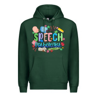 Sports Green speech pathologist Premium Hoodie - MaliasSmallBusiness