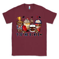 Burgundy tis' the season american football coffee cups Classic Tee - Zillion Design Studio