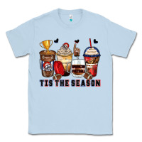 Dusty Blue tis' the season american football coffee cups Classic Tee - Zillion Design Studio