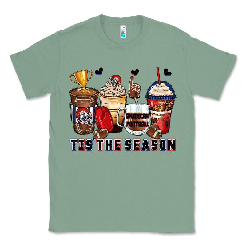Tis' The Season American Football Coffee Cups Classic Tee by Zillion Design Studio | Teevron