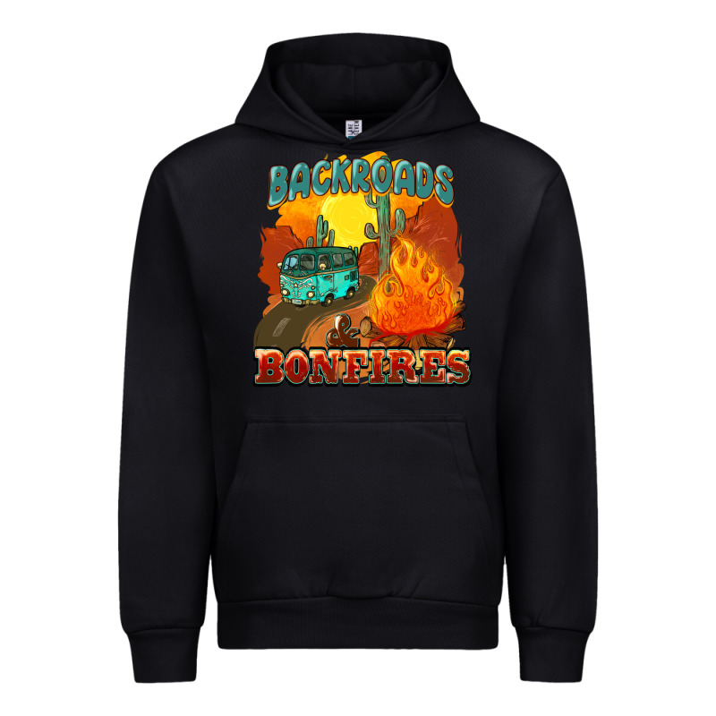Backroads And Bonfire Urban Hoodie by NancyCooperArtShop | Teevron