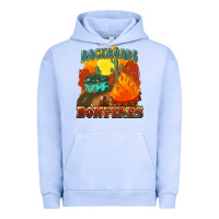 Pigment Grape Ice backroads and bonfire Urban Hoodie - NancyCooperArtShop