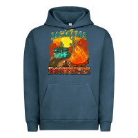 Pigment Midnight Navy backroads and bonfire Urban Hoodie - NancyCooperArtShop