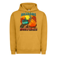 Pigment Peanut Butter backroads and bonfire Urban Hoodie - NancyCooperArtShop