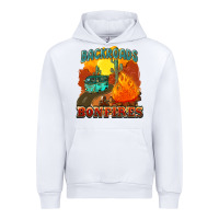 White backroads and bonfire Urban Hoodie - NancyCooperArtShop