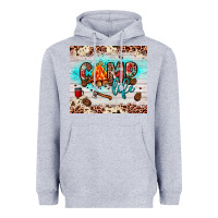 Heather Grey camp life Heavyweight Hoodie - JahusDesignShop