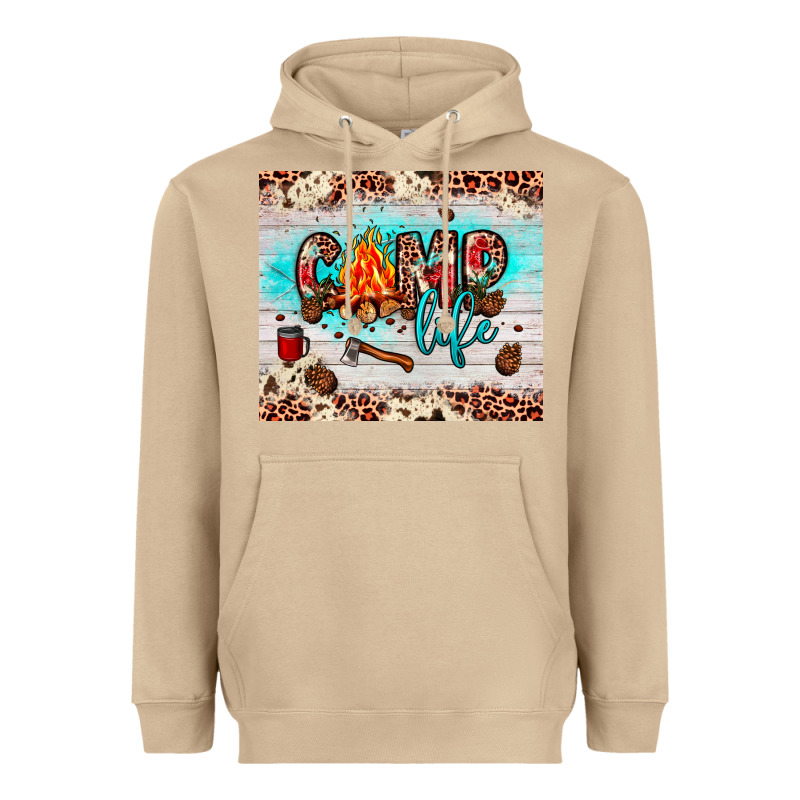 Camp Life Heavyweight Hoodie by JahusDesignShop | Teevron