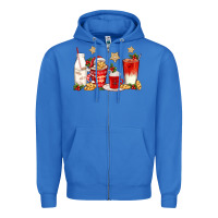 True Royal santa fuel coffee cups Zipper Hoodie - texasbilliewilder