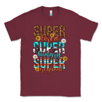 Burgundy super tired super hungry super pregnant Classic Tee - texasbilliewilder
