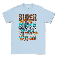 Dusty Blue super tired super hungry super pregnant Classic Tee - texasbilliewilder