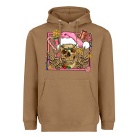 Toasted Coconut pink christmas skeleton Heavyweight Hoodie - AdoDesignShop