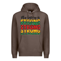 Coffee my history is strong Premium Hoodie - MaliasSmallBusiness