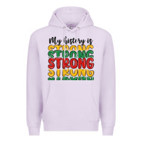 Lilac my history is strong Premium Hoodie - MaliasSmallBusiness