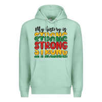 My History Is Strong Premium Hoodie | Teevron