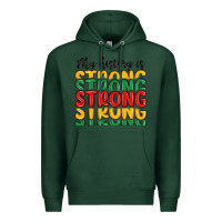 Sports Green my history is strong Premium Hoodie - MaliasSmallBusiness