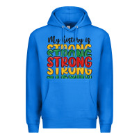 True Royal my history is strong Premium Hoodie - MaliasSmallBusiness