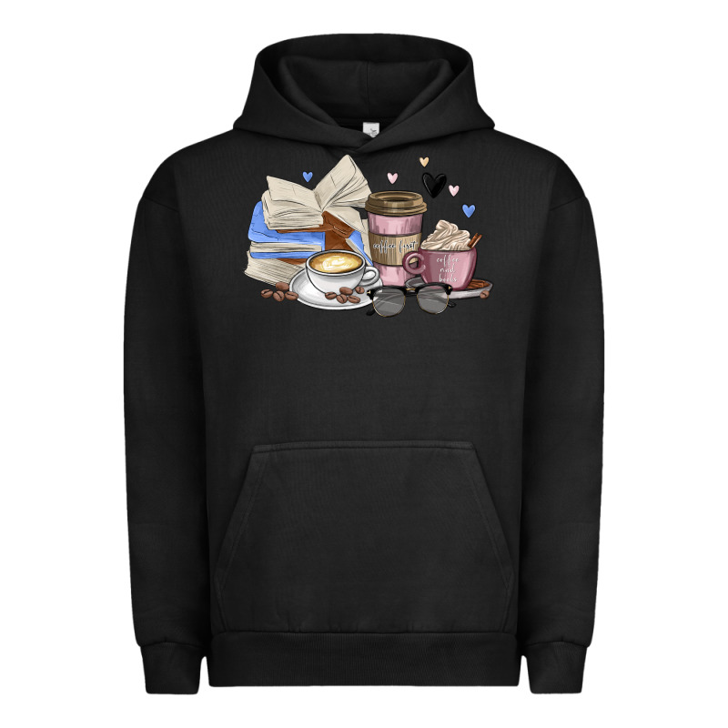 Coffee And Books Urban Hoodie by MaliasSmallBusiness | Teevron