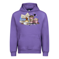 Tulip coffee and books Urban Hoodie - MaliasSmallBusiness