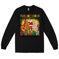 Black torn between looki like a snack and eatin one Long Sleeve Tee - Zillion Design Studio