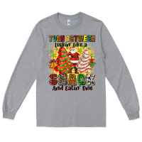 Heather Grey torn between looki like a snack and eatin one Long Sleeve Tee - Zillion Design Studio