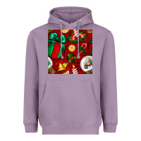 Lavender christmas snow globe seamless pattern Heavyweight Hoodie - BundleAndBundleShop